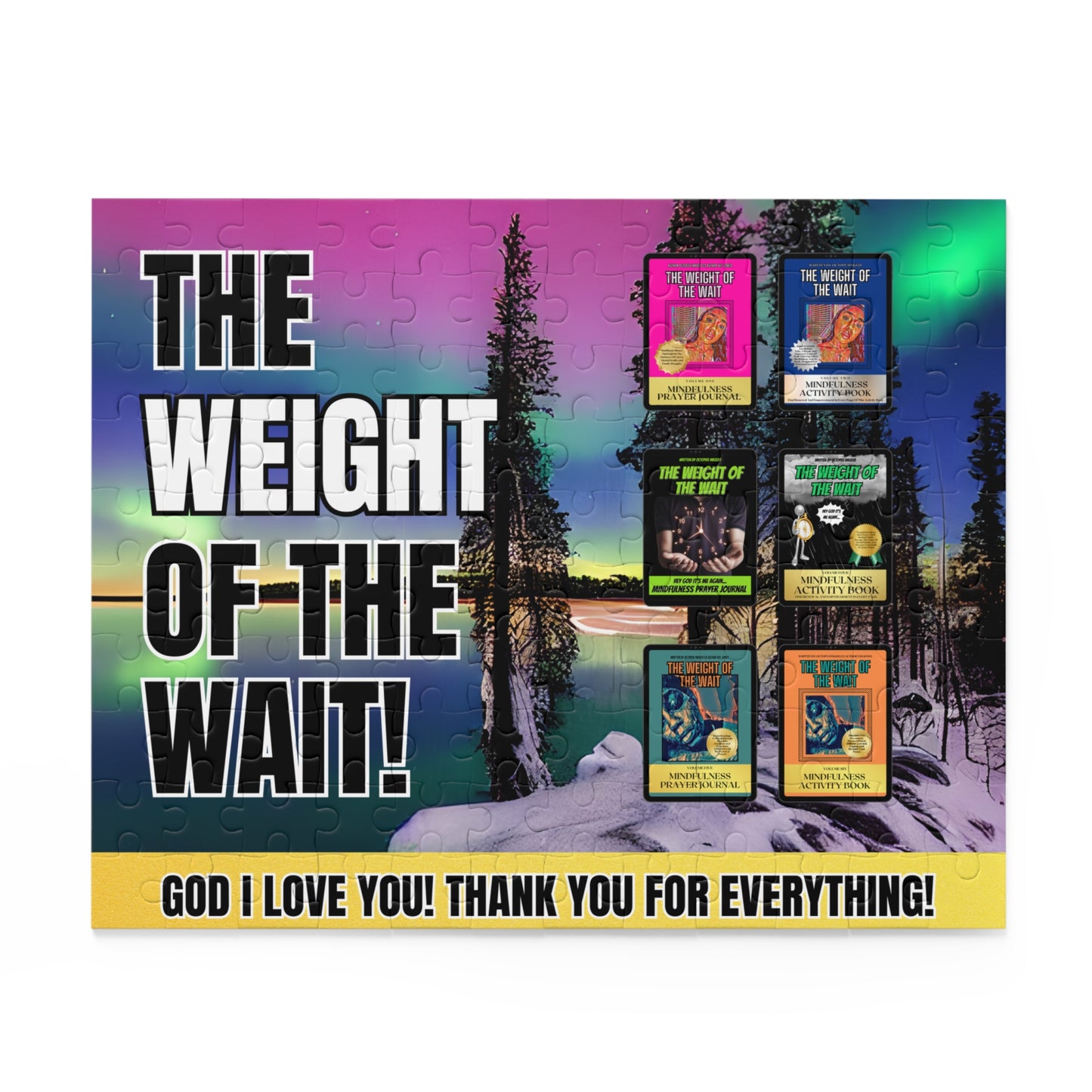 "The Weight of The Wait" Inspired Jigsaw Puzzle (120, 252, 500-Pieces) Mindfulness Kit Collection