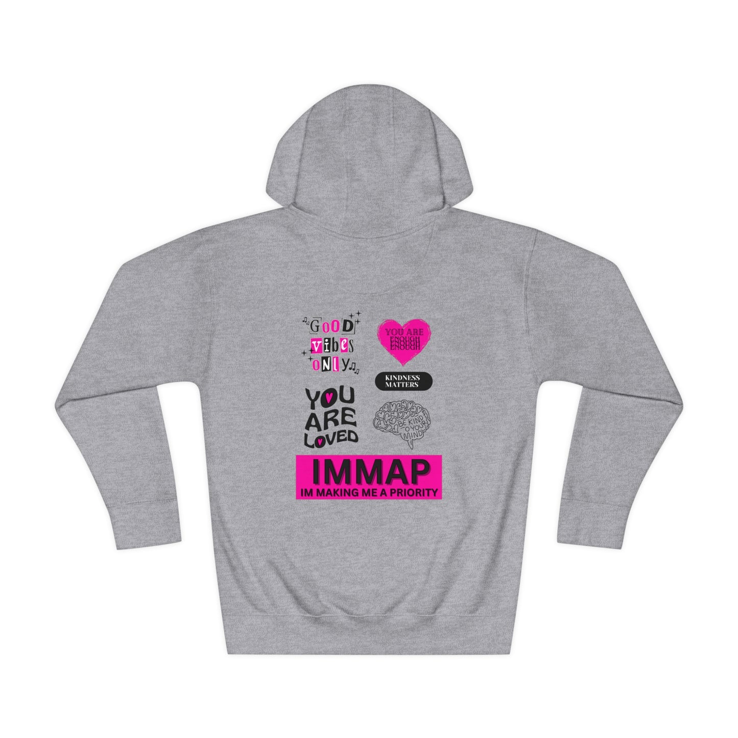 Im Making Me A Priority "IMMAP" Unisex Fleece Hoodie