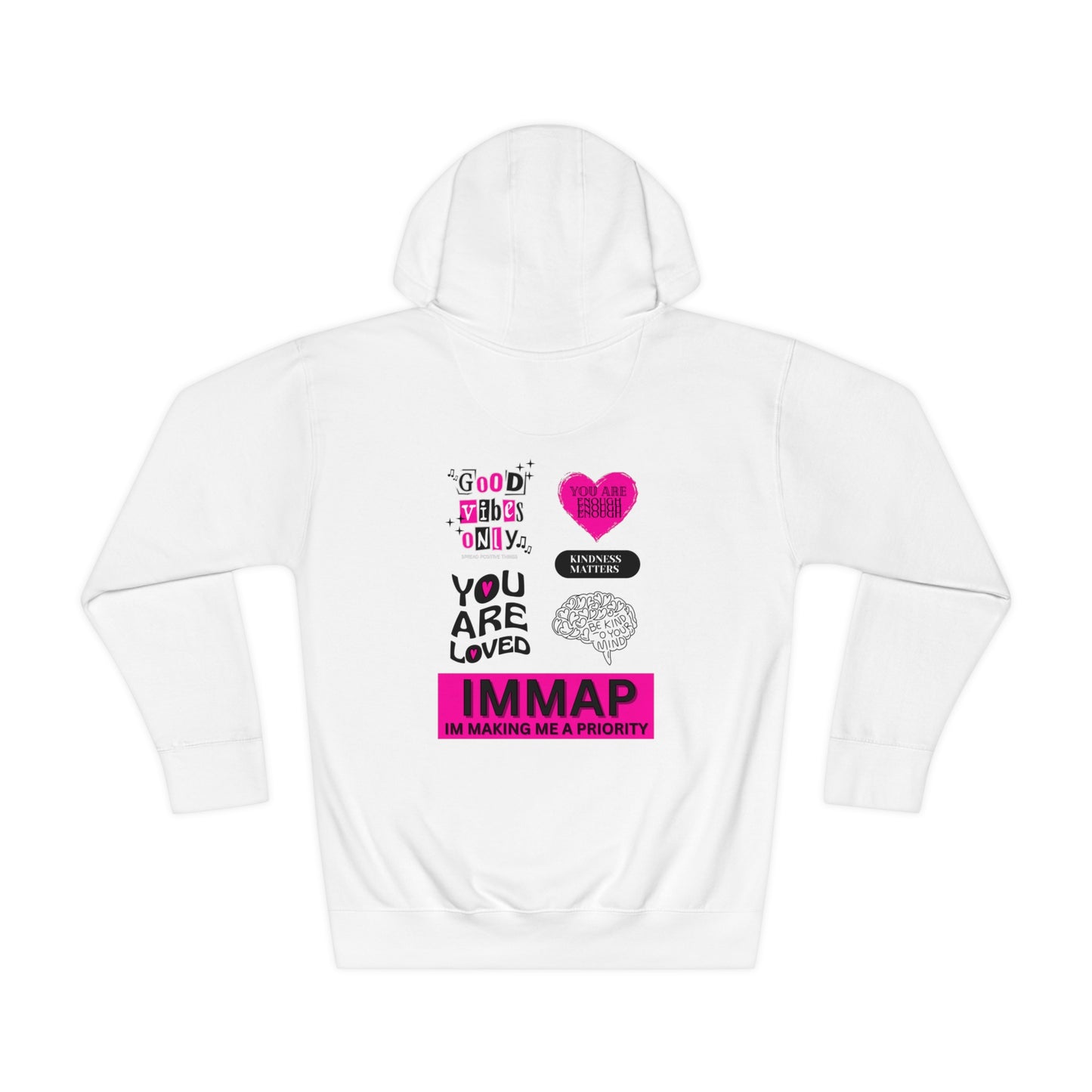 Im Making Me A Priority "IMMAP" Unisex Fleece Hoodie