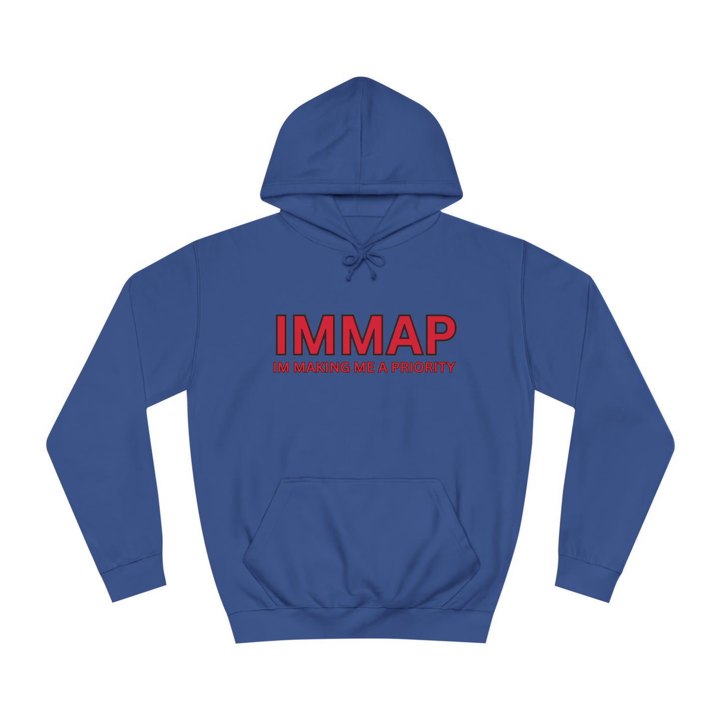 Im Making Me A Priority "IMMAP" Unisex Pullover Hoodie Red