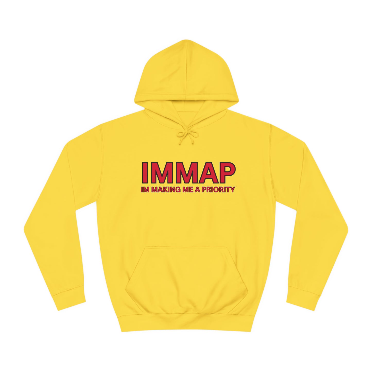 Im Making Me A Priority "IMMAP" Unisex Pullover Hoodie Red