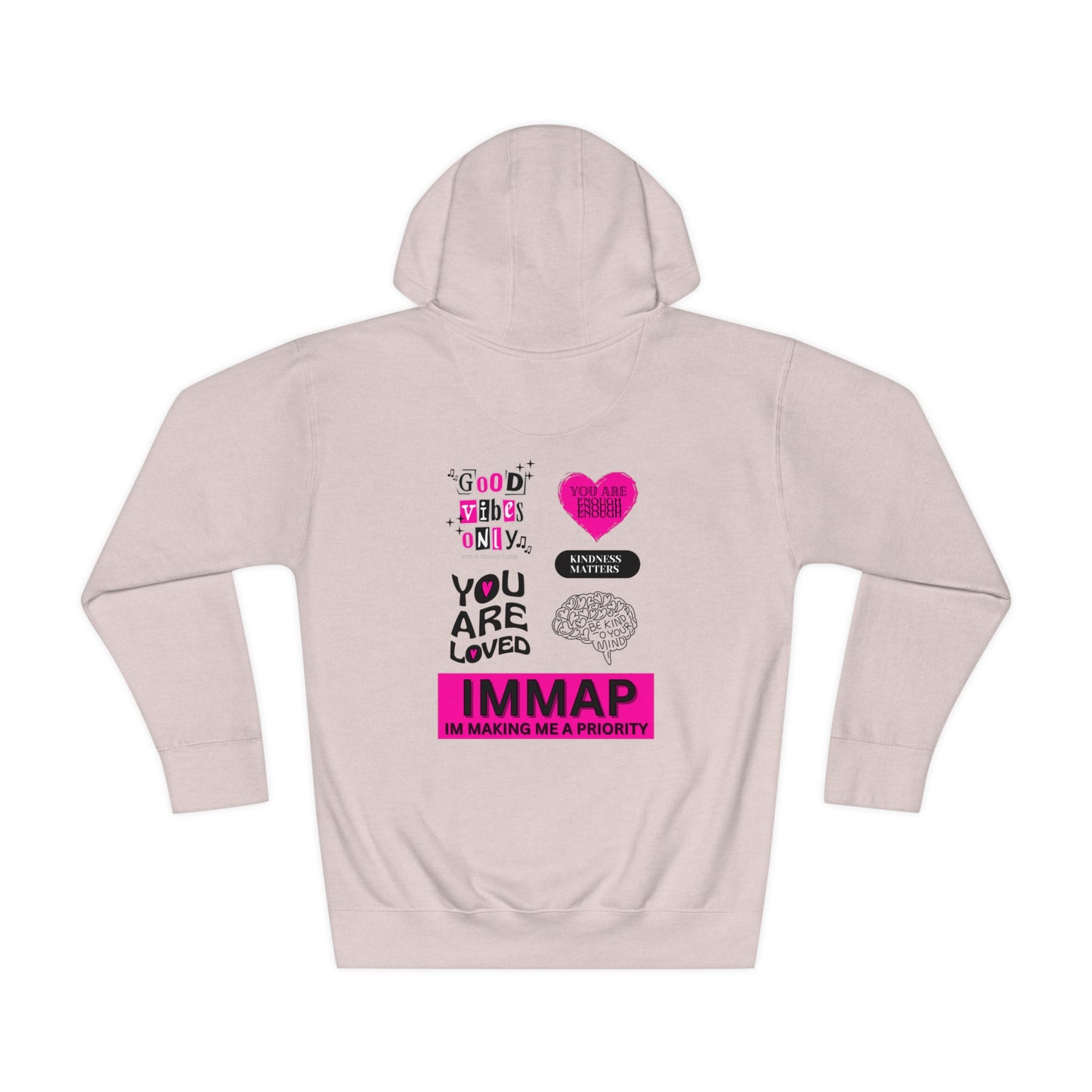 Im Making Me A Priority "IMMAP" Unisex Fleece Hoodie