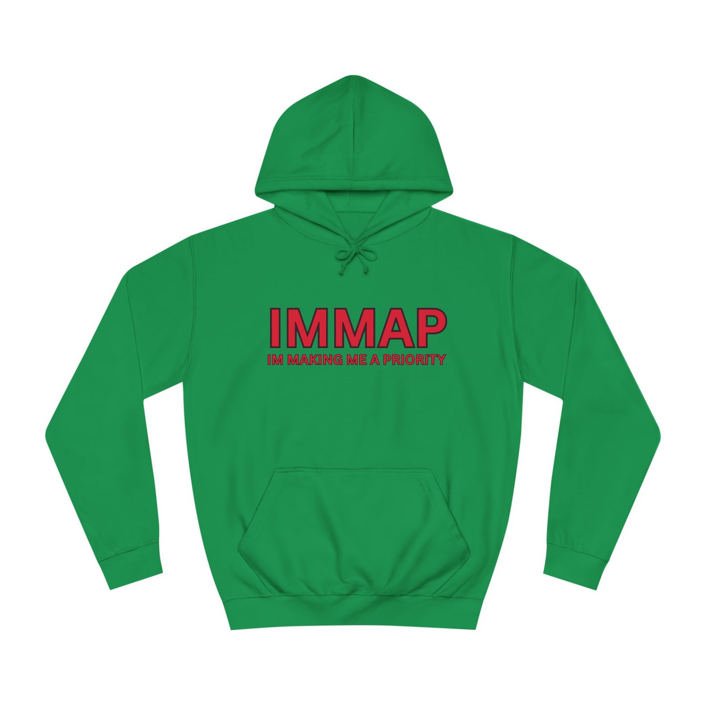 Im Making Me A Priority "IMMAP" Unisex Pullover Hoodie Red