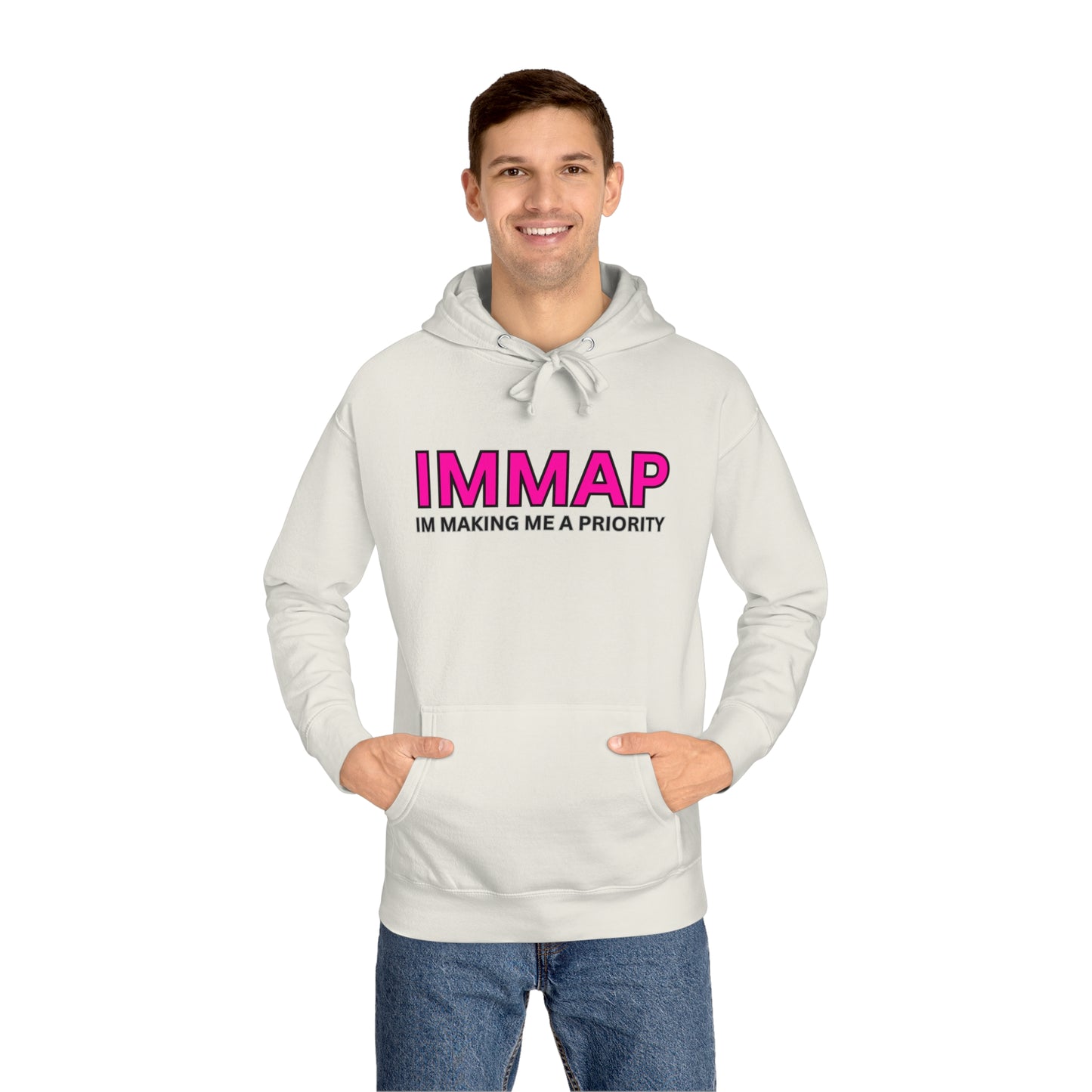 Im Making Me A Priority "IMMAP" Unisex Fleece Hoodie