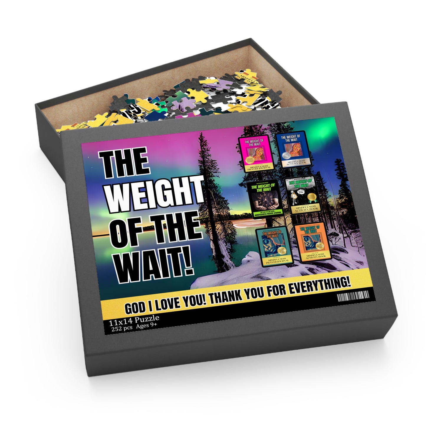 "The Weight of The Wait" Inspired Jigsaw Puzzle (120, 252, 500-Pieces) Mindfulness Kit Collection