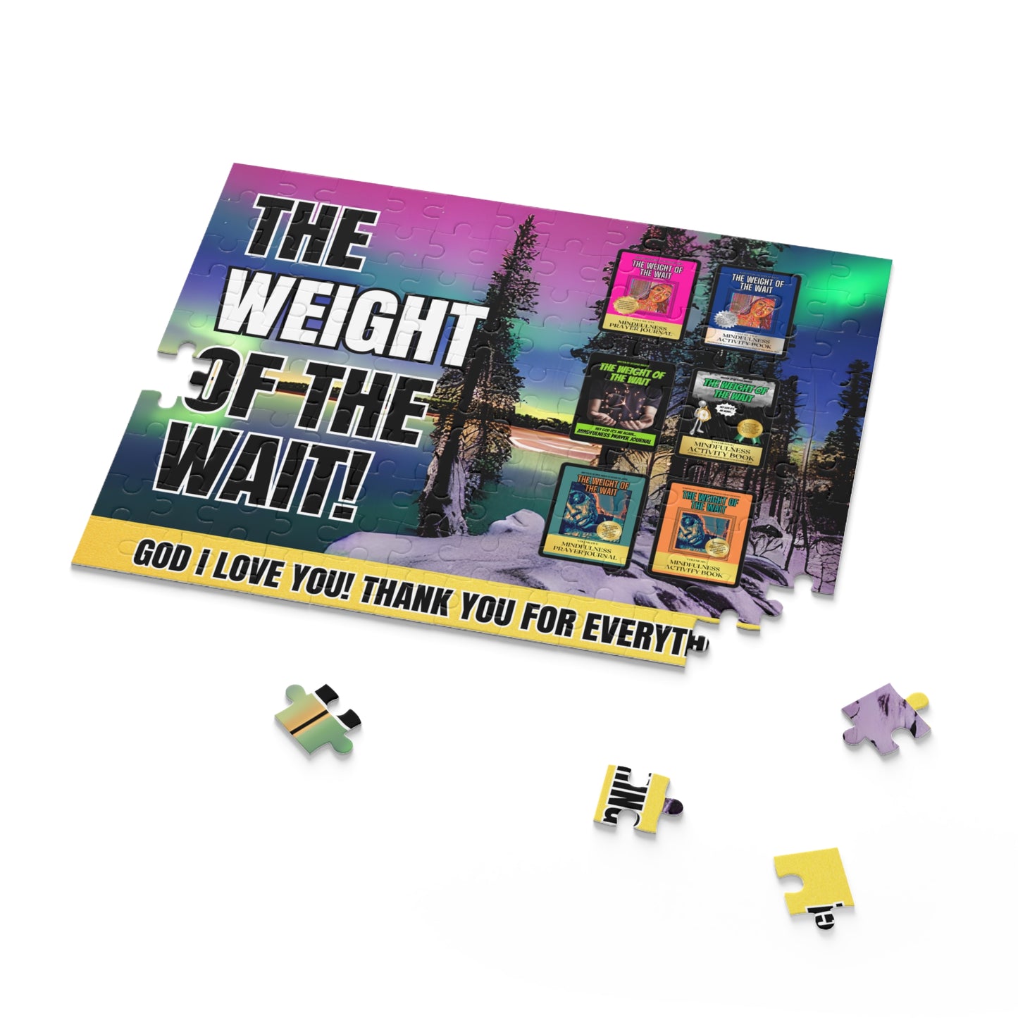 "The Weight of The Wait" Inspired Jigsaw Puzzle (120, 252, 500-Pieces) Mindfulness Kit Collection