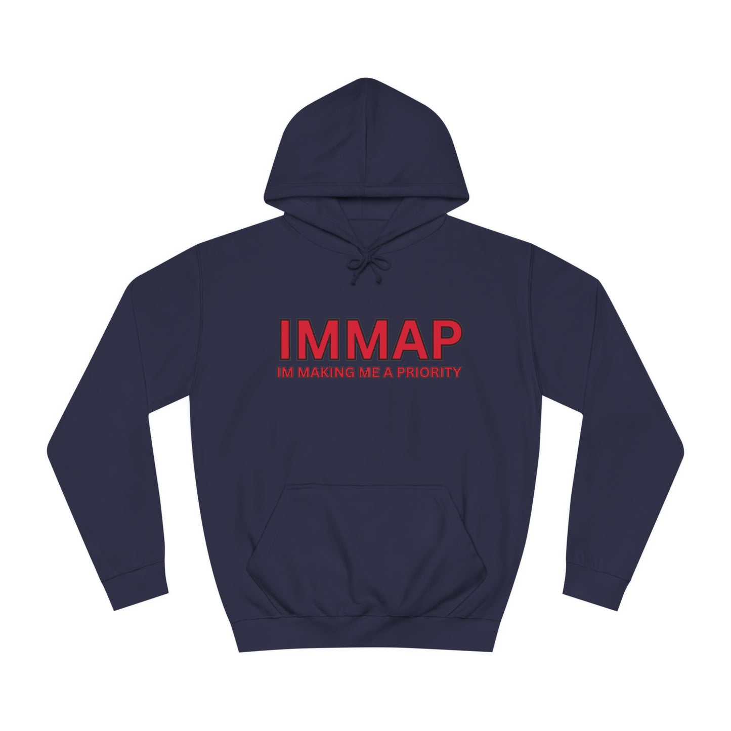 Im Making Me A Priority "IMMAP" Unisex Pullover Hoodie Red