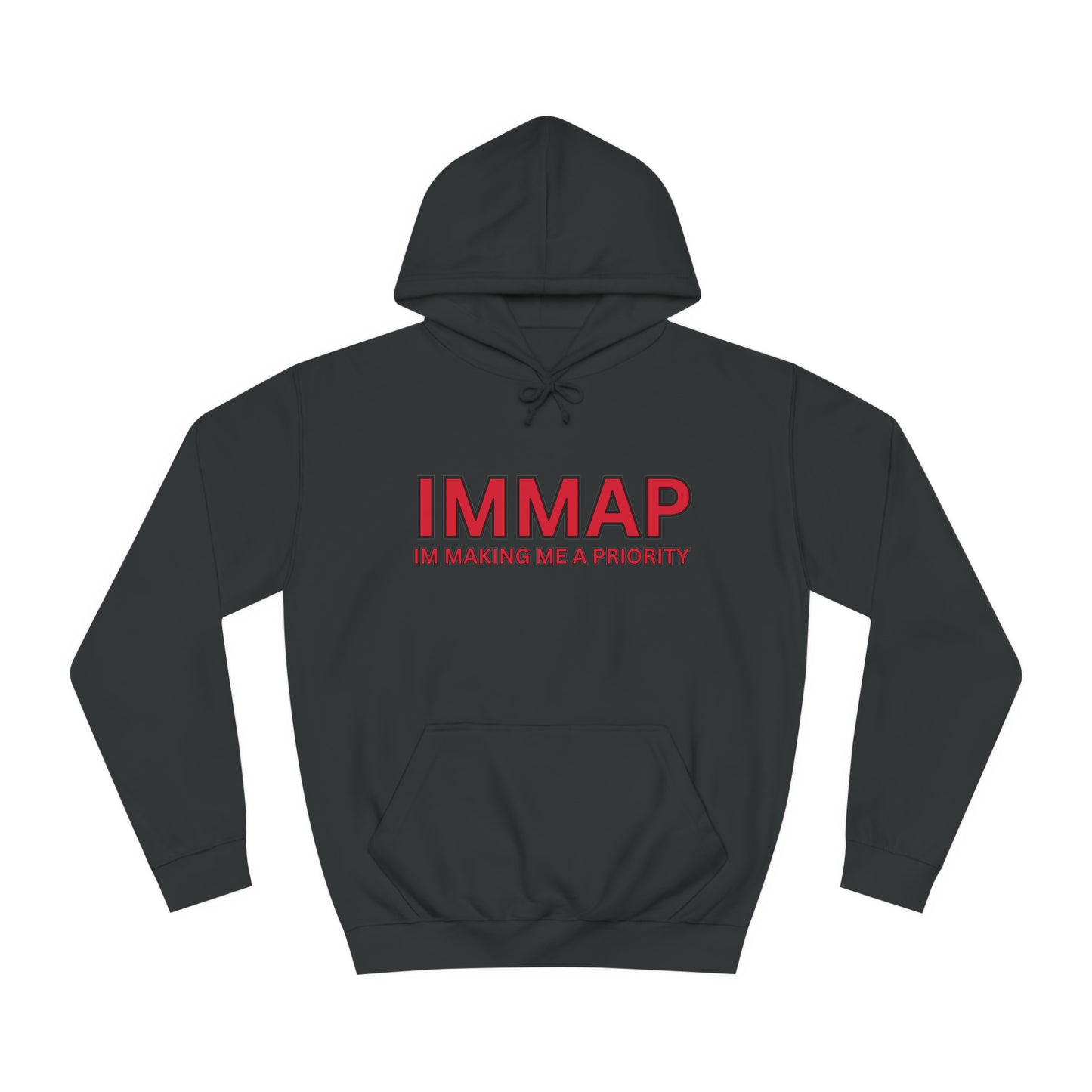 Im Making Me A Priority "IMMAP" Unisex Pullover Hoodie Red