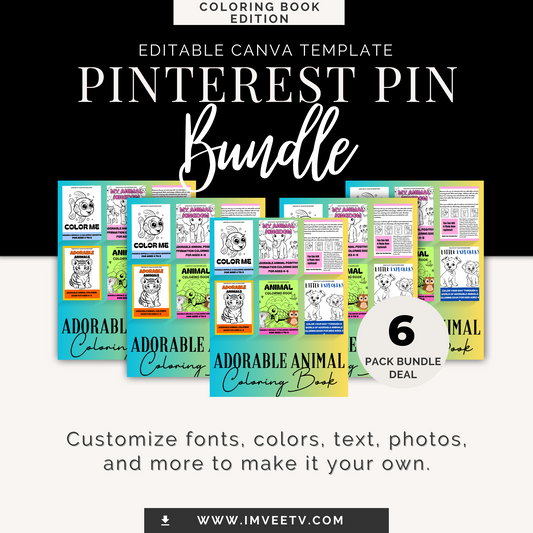 "Kuddos Canvas" Editable Pinterest Pin Template | Toolkit Not Included