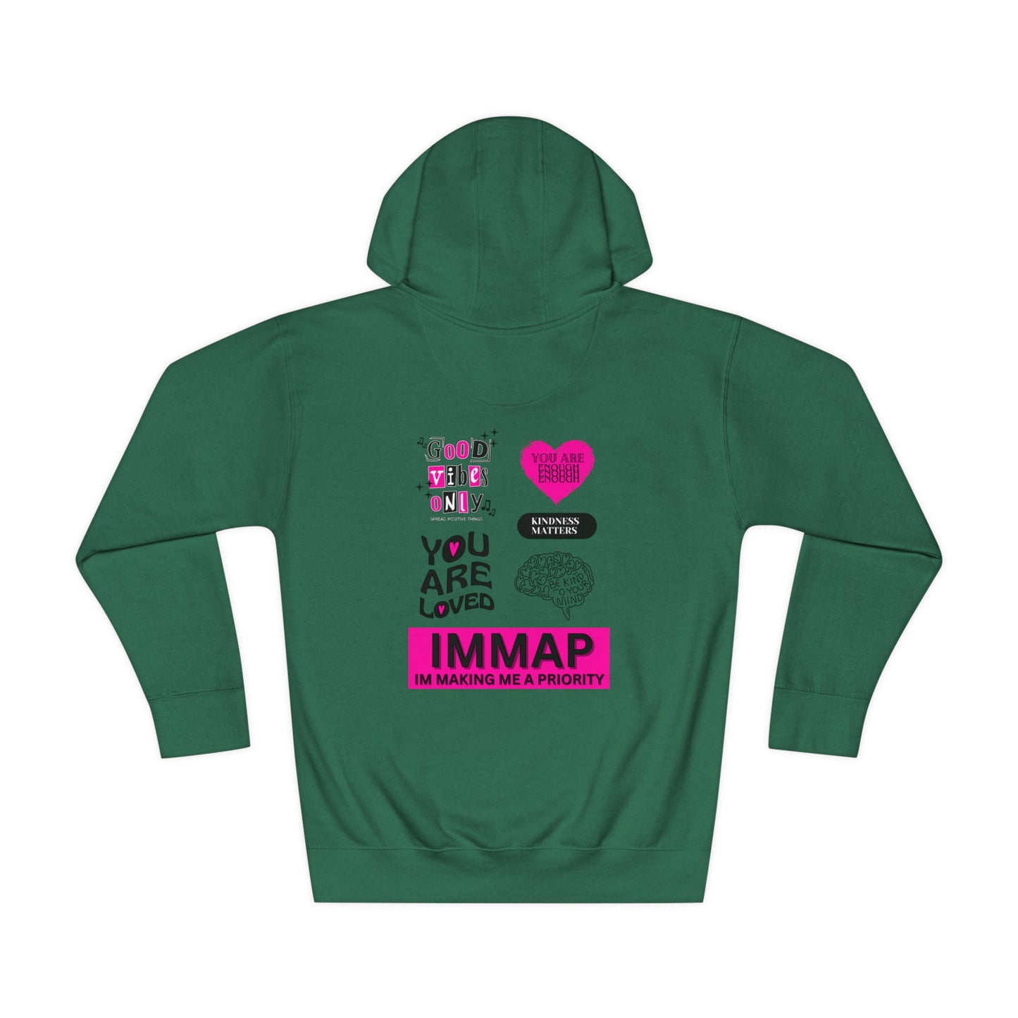 Im Making Me A Priority "IMMAP" Unisex Fleece Hoodie