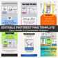 "Kuddos Canvas" Editable Pinterest Pin Template | Toolkit Not Included