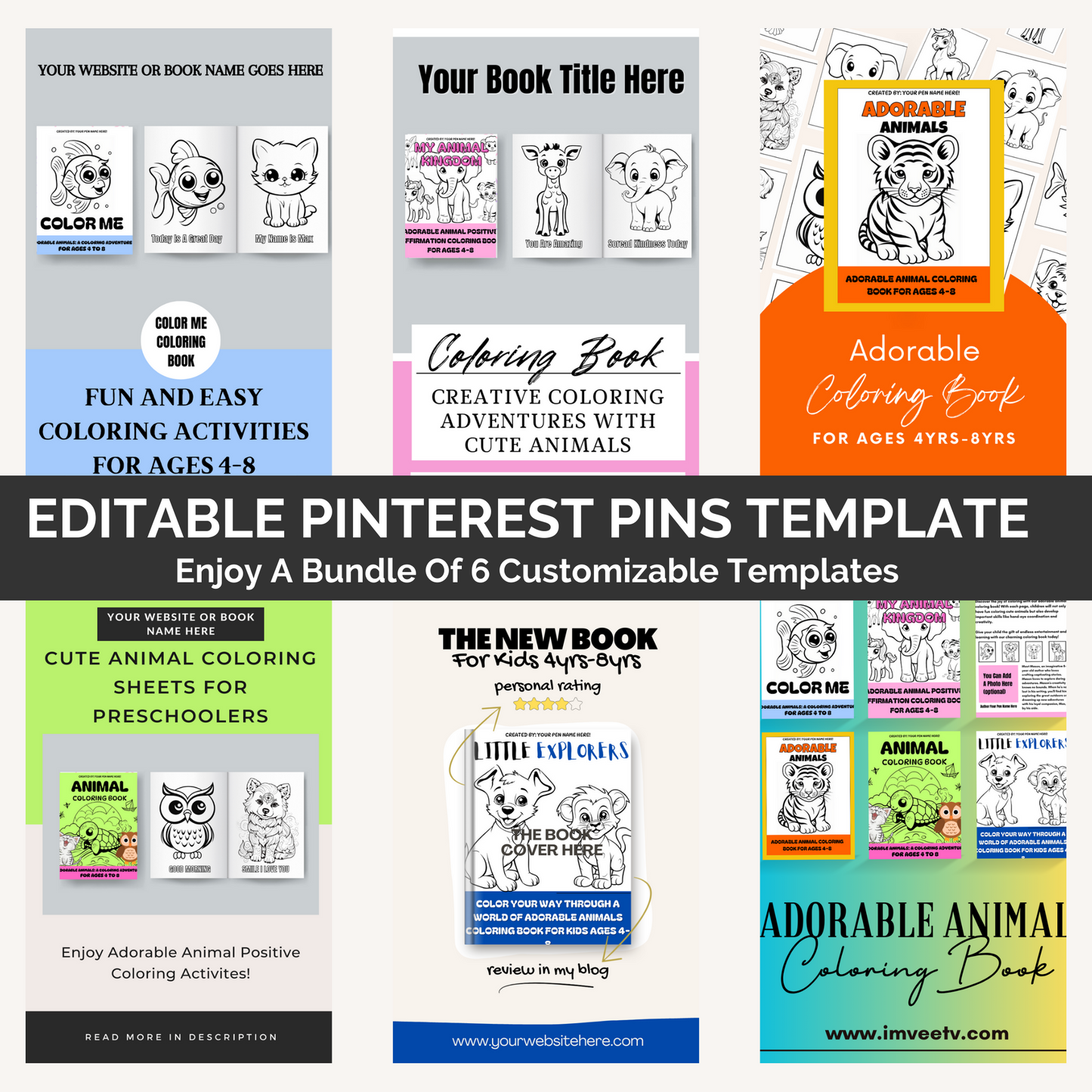 "Kuddos Canvas" Editable Pinterest Pin Template | Toolkit Not Included