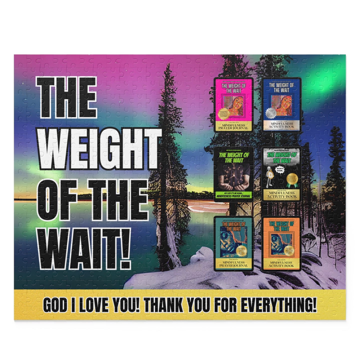 "The Weight of The Wait" Inspired Jigsaw Puzzle (120, 252, 500-Pieces) Mindfulness Kit Collection