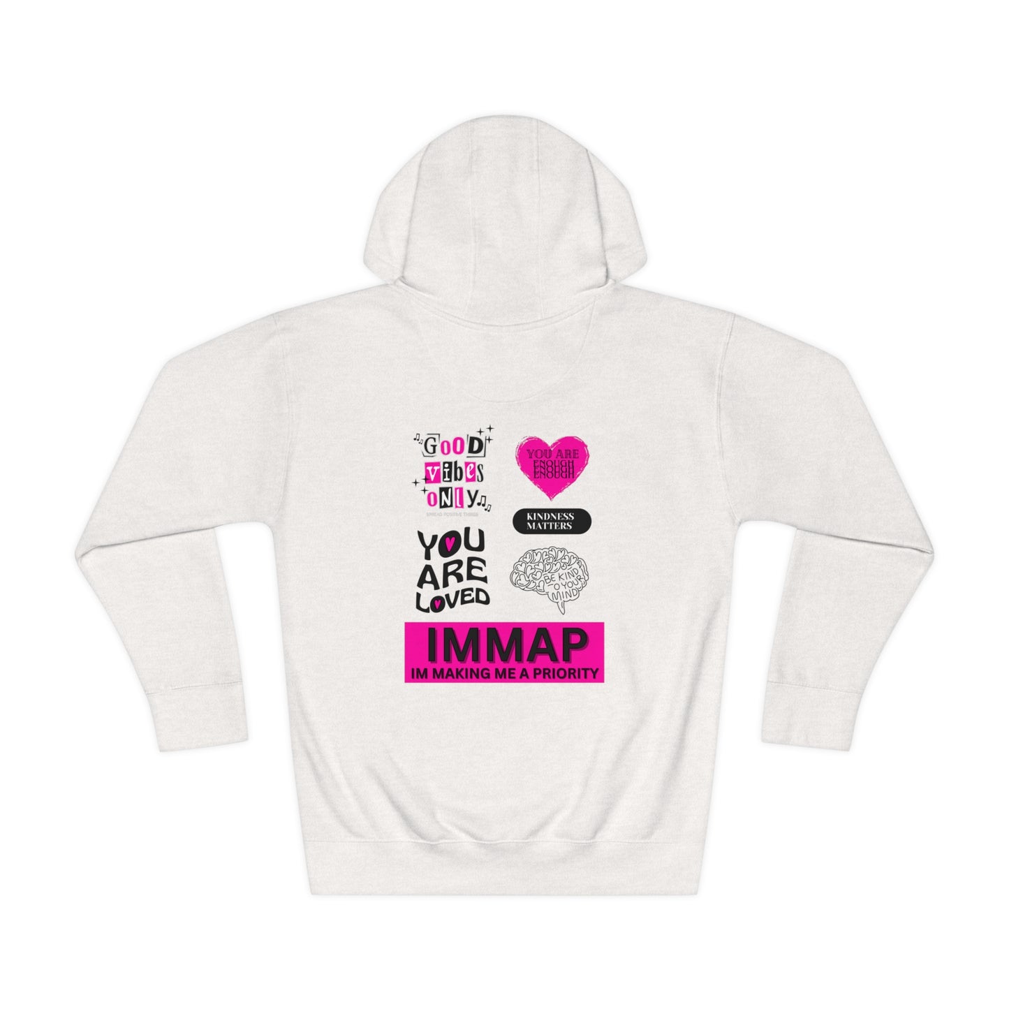 Im Making Me A Priority "IMMAP" Unisex Fleece Hoodie