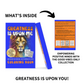 "Greatness Is Upon Me" Mindfulness Coloring Book |  8.5x11 Matte Paperback | Crayons Included