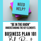 Pre-Order "Be In The Know" E-Book Fundamentals of Effective Business Planning | Funding Potential Unlocked