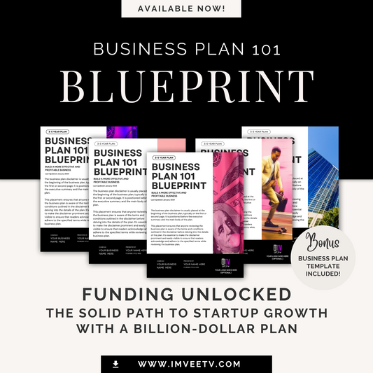 The Small Business Plan BluePrint Editable Template | The Toolkit You Need To Create A Effective Business Plan