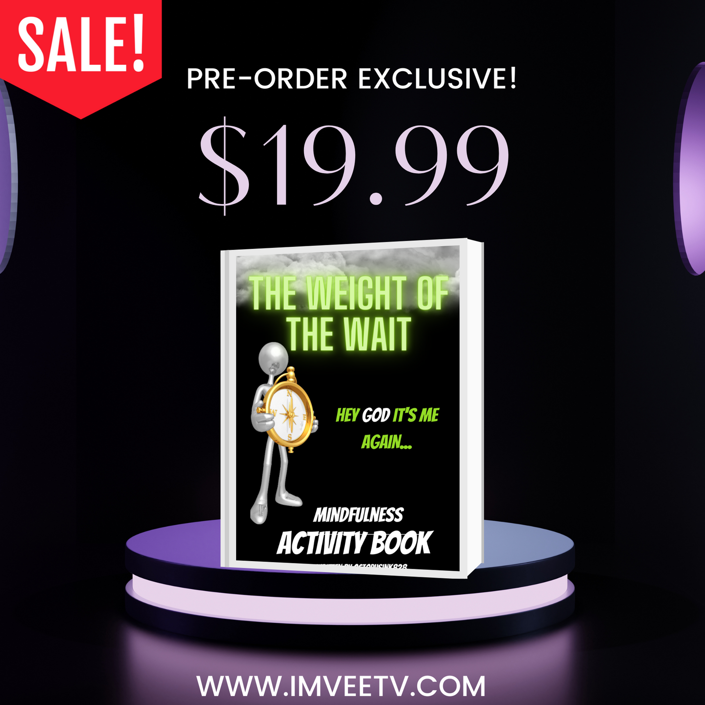 Pre-Order Exclusive Octopusink828 "The Weight Of The Wait" Mindfulness Activity Book Series | Free Gift INCLUDED