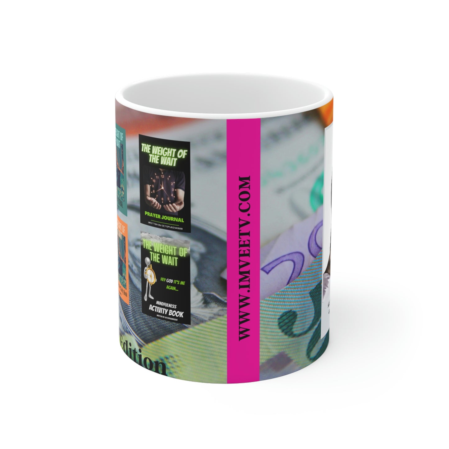 IMVEETV Exclusive "Money Bags" Currency Ceramic Mug | "The Weight Of The Wait" Special Edition